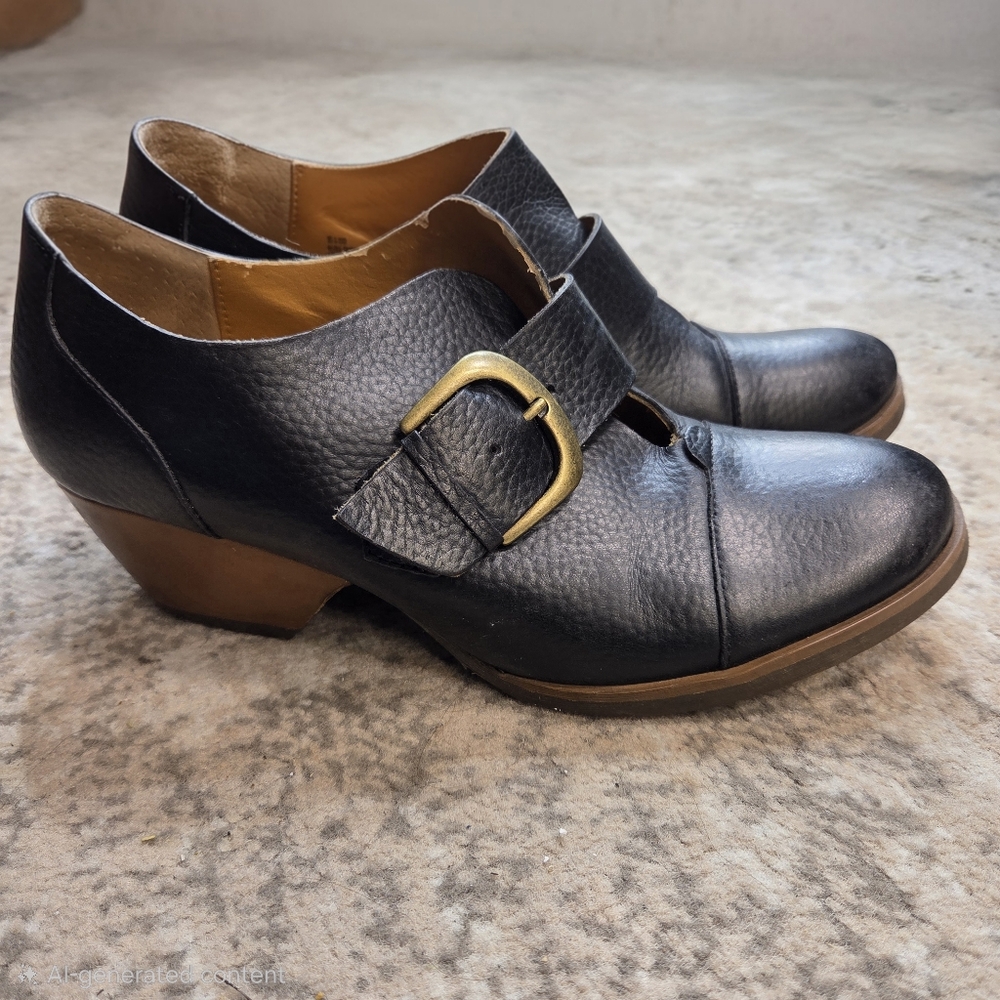 Korks Kork-Ease Monk Strap Ankle Boots Booties Sz 8.5